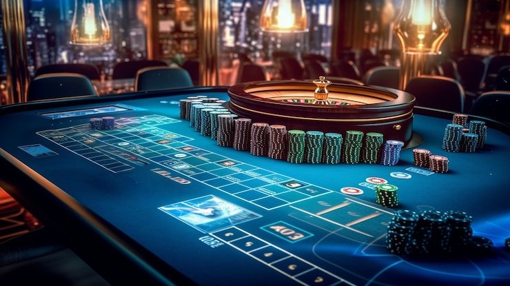 Dealer langsung dengan kamera HD Meja dealer langsung Push Gaming